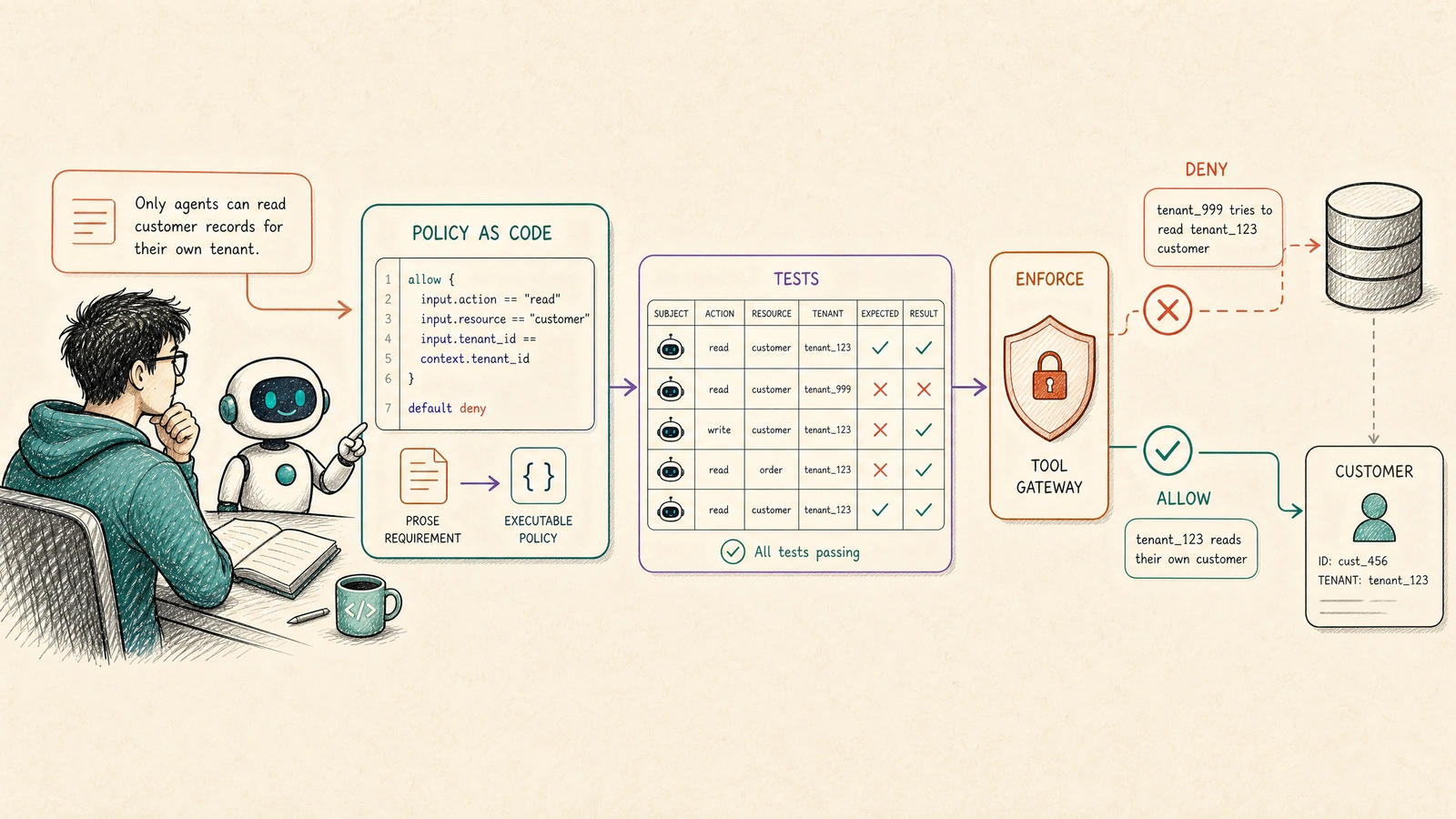 Agent Policy as Code: Testing Authorization Rules Like Software