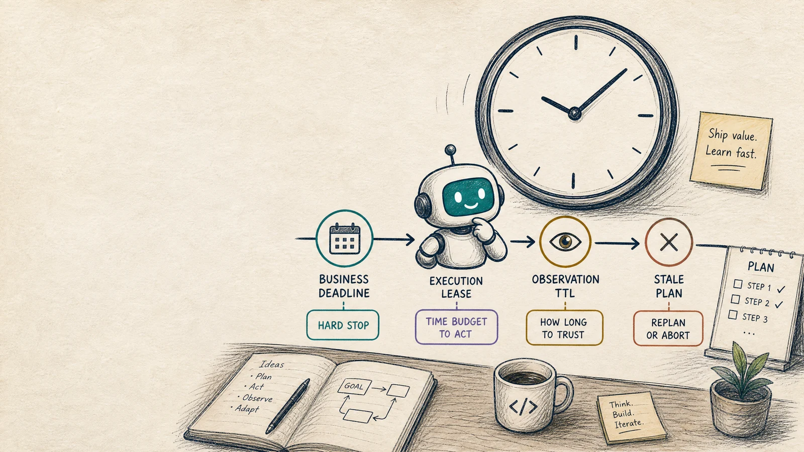AI Agents Have a Clock: Deadlines, Leases, and Stale Plans