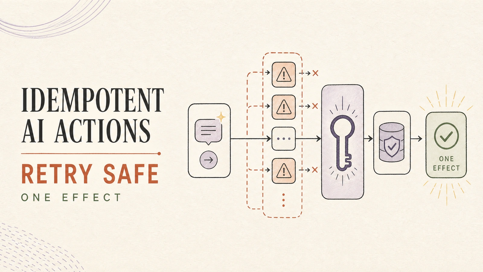Idempotent AI Actions: Making Tool Calls Safe to Retry